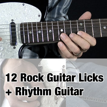 12 Rock Guitar Licks Digital Download