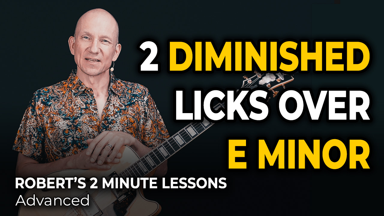 Using Diminished over Minor | Master Guitar Academy