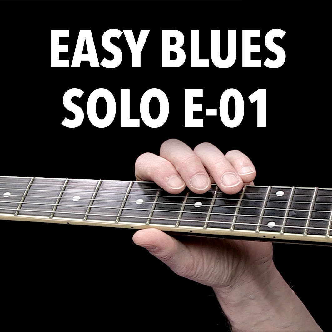 Easy Blues Solo - E01