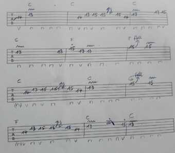 BB King style licks Birgit