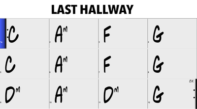 last hallway chords